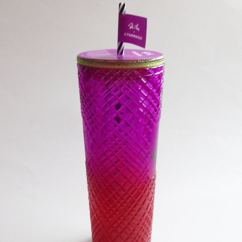 Starbucks SHE x THIS Shae Anthony 2024 Jeweled Ombre Tumbler 24oz. Venti Cup NEW - Picture 7 of 8